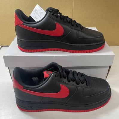 Nike Air Force 1 Low "Black/Red"