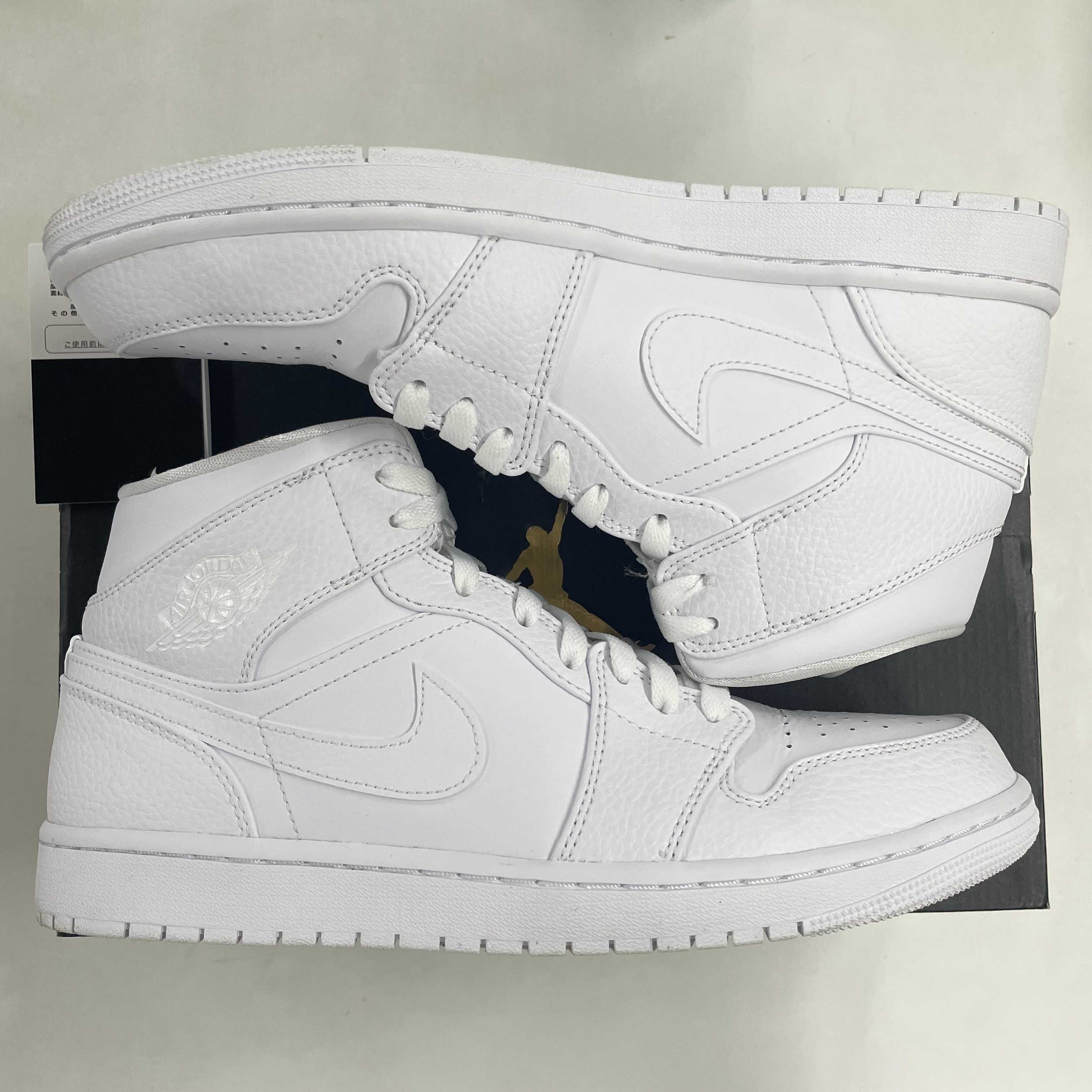 Nike Air Jordan 1 Mid "Triple White"(2020)