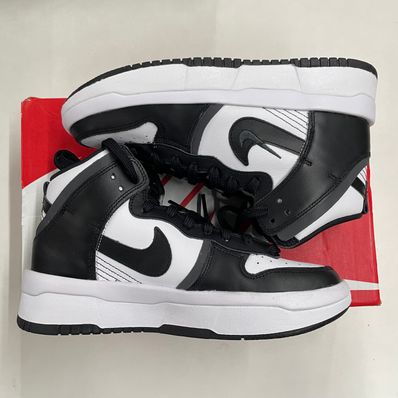 NIKE Women's DUNK HIGH UP "WHITE/BLACK"