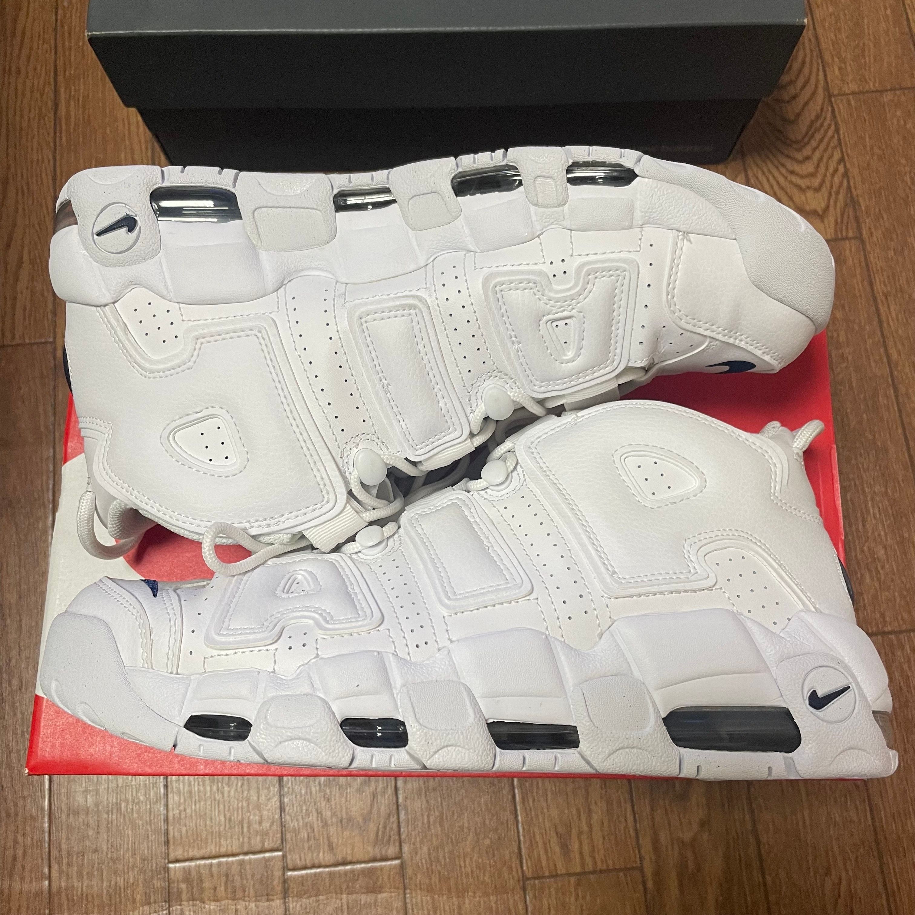 Nike Air More Uptempo "White/Midnight Navy"