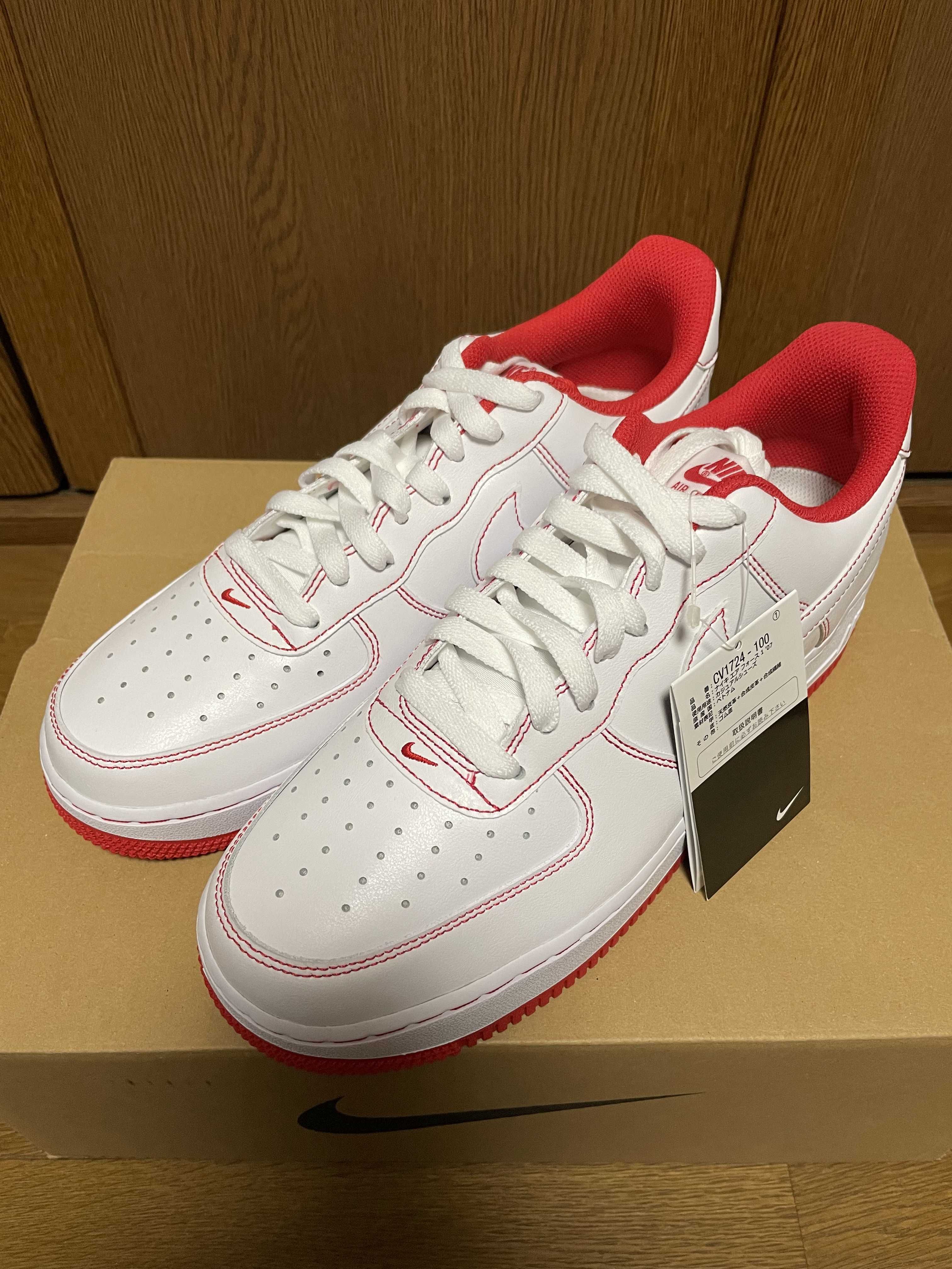 Nike Air Force 1 Low '07 Stitch "Radiant Red"