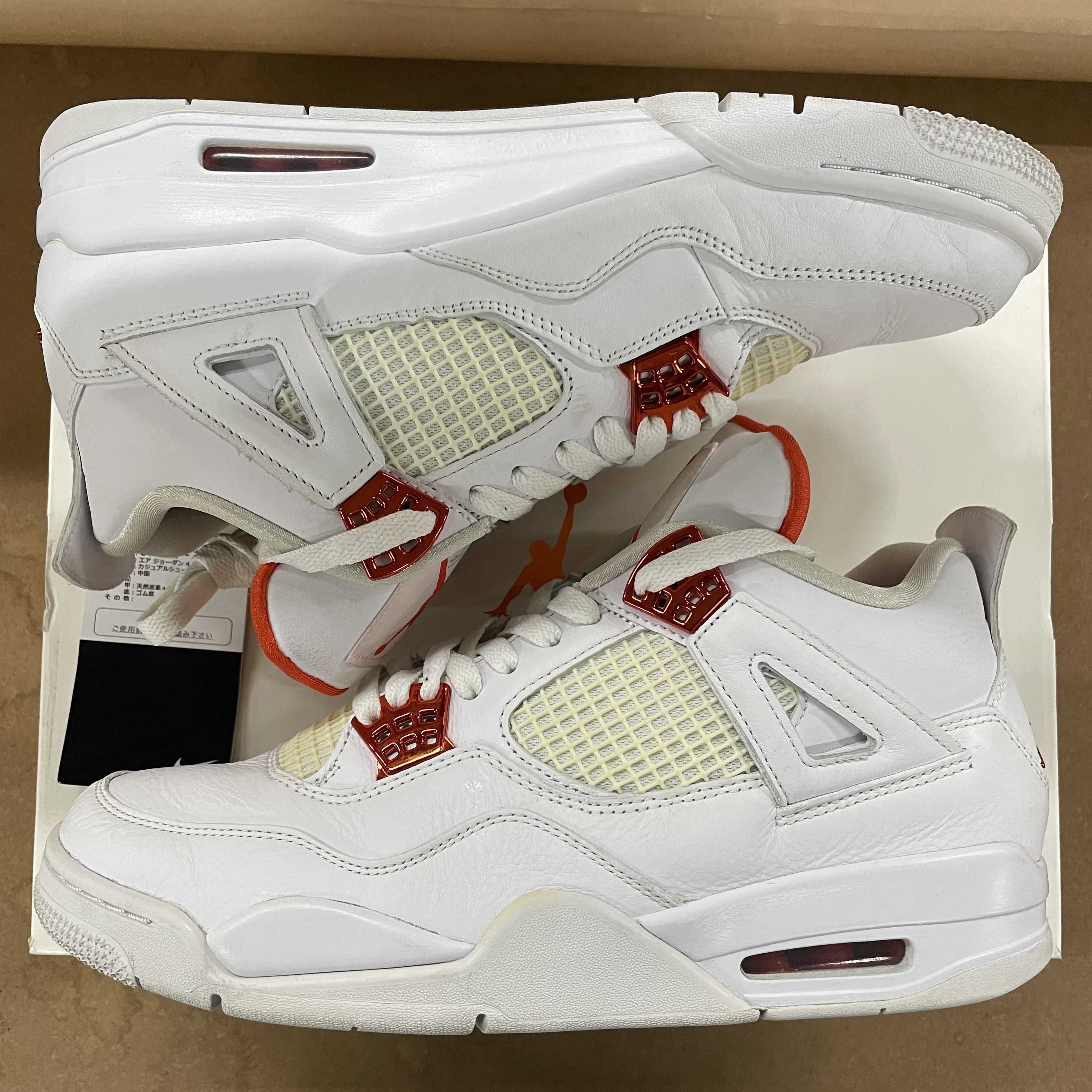 Nike Air Jordan 4 Retro "White/Team Orange"