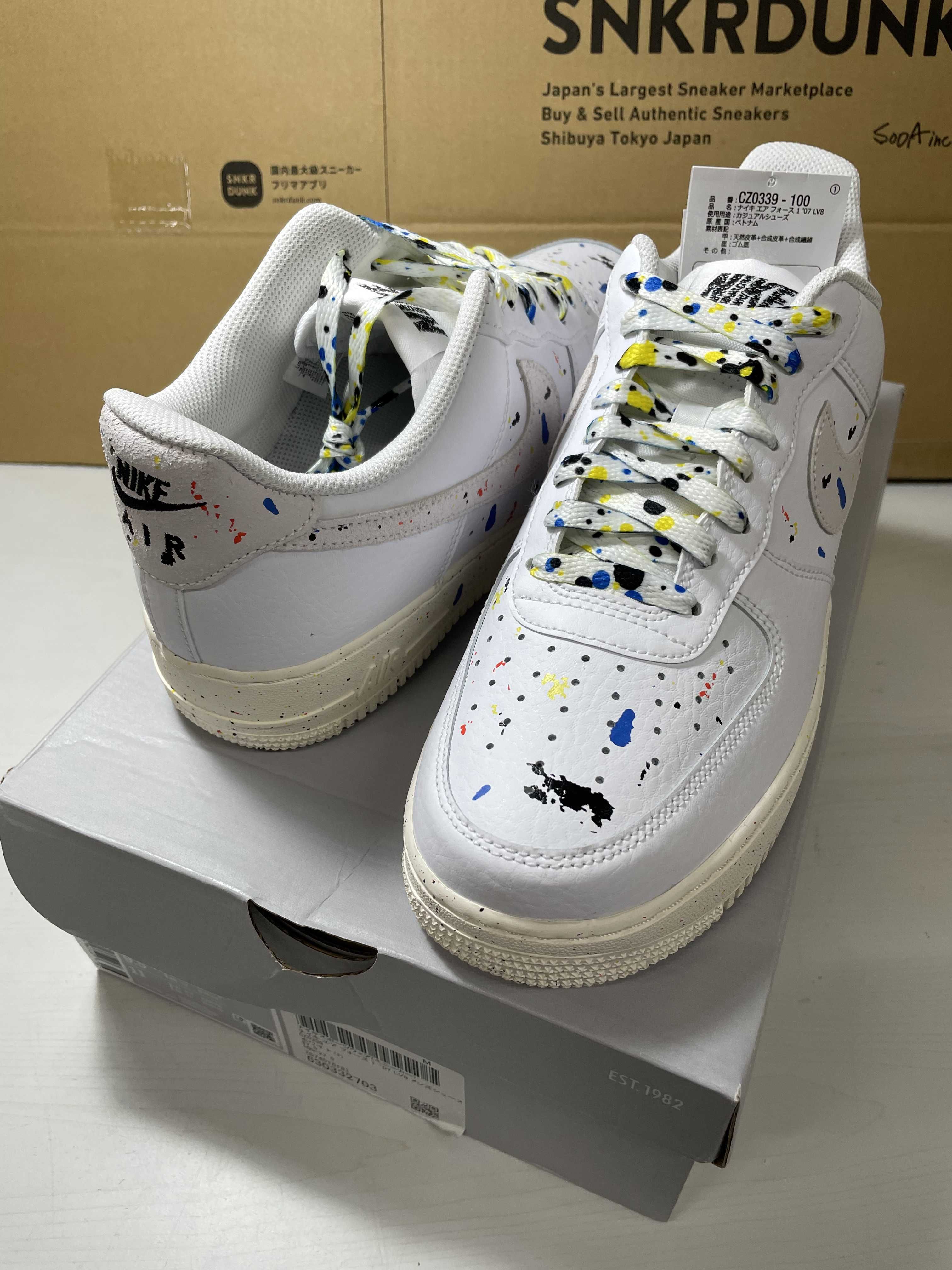 Nike Air Force 1 Low Paint Splatter "White"