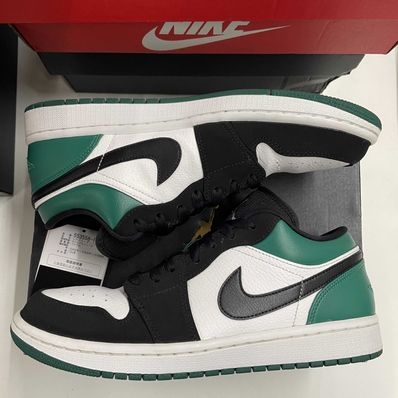 Nike Air Jordan 1 Low "White Black Mystic Green"