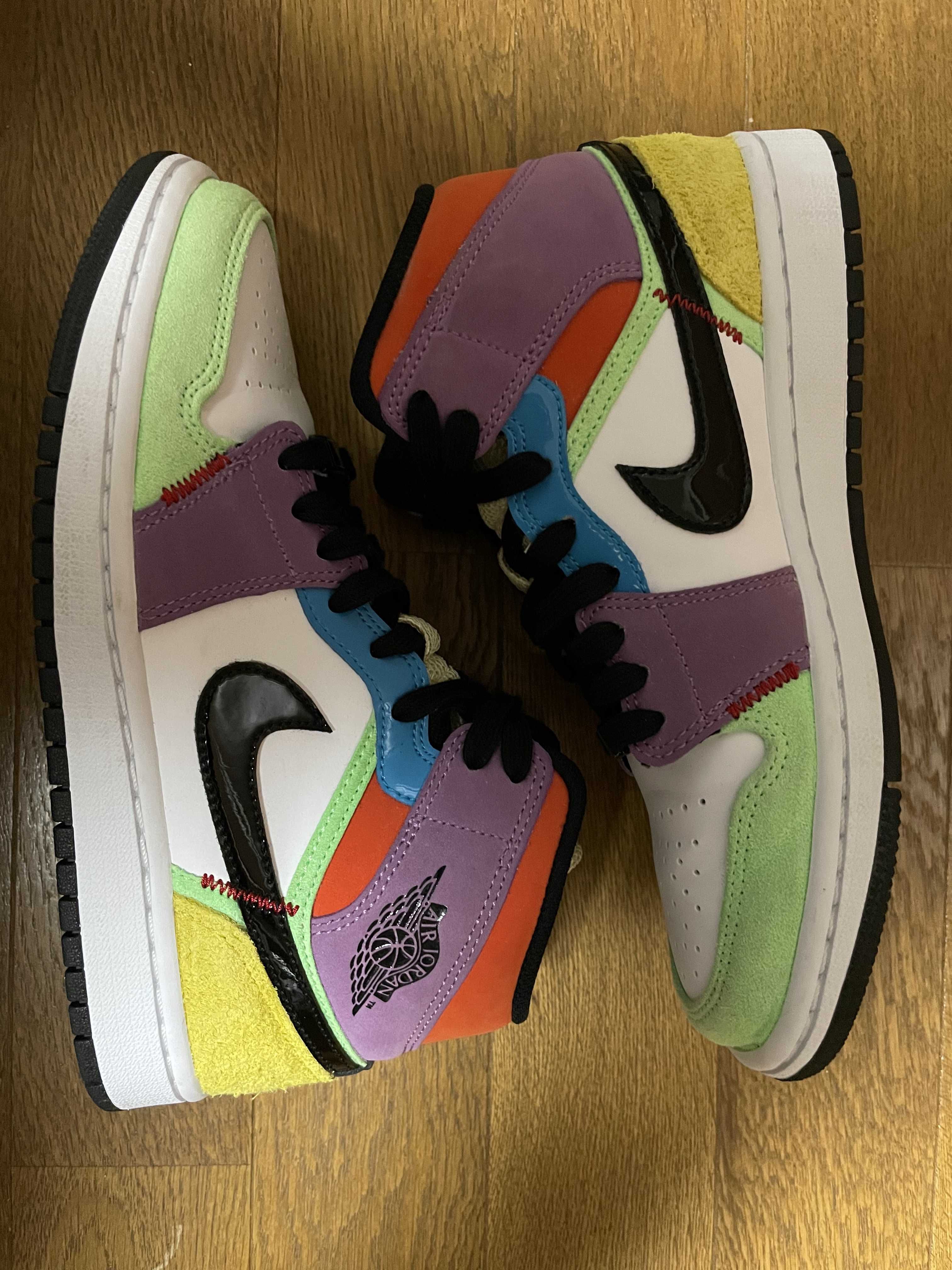 Nike Women's Air Jordan 1 Mid "Multi Color"