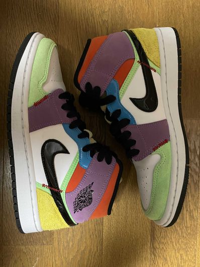 Nike Women's Air Jordan 1 Mid "Multi Color"