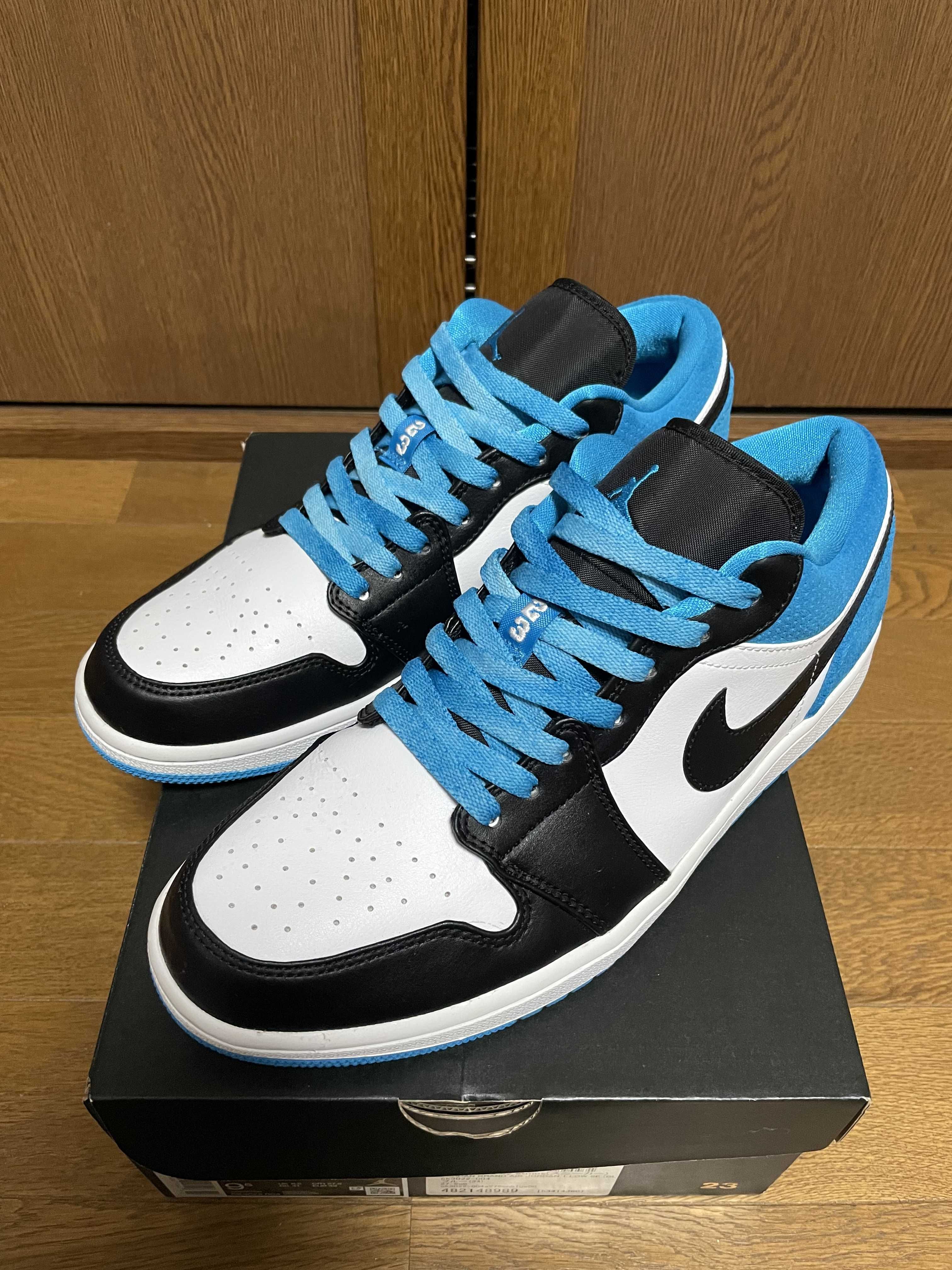Nike Air Jordan 1 Low SE "Black/Laser Blue/White"