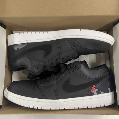 NIKE × PARIS SAINT GERMAIN AIR JORDAN 1 LOW PSG "BLACK"