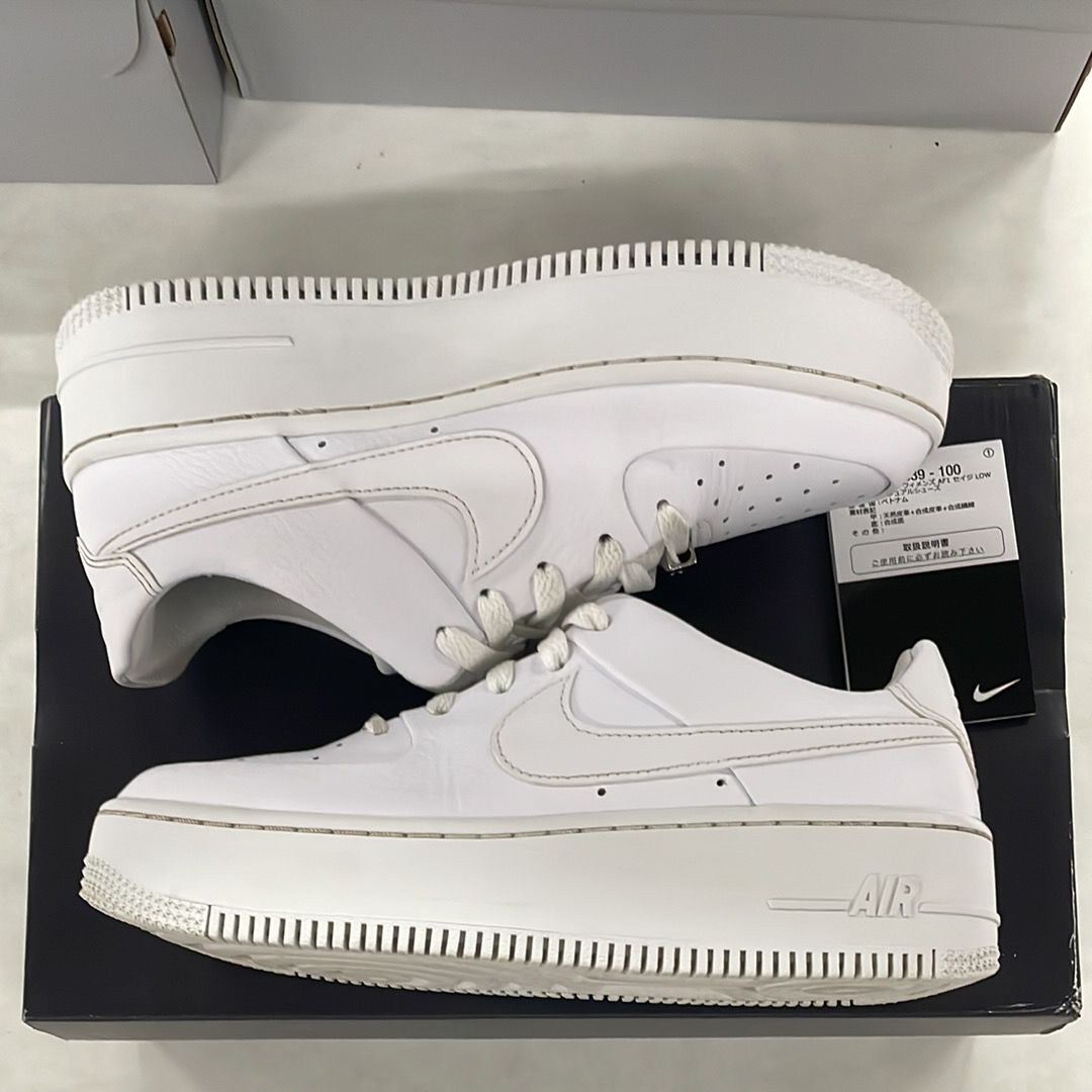 Nike Women's Air Force Sage Low "Triple White"