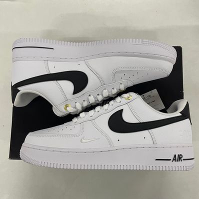 Nike Air Force 1 Low '07 LV8 40th Anniversary "Black/White-Metallic Gold"