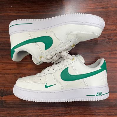 Nike Women's Air Force 1 Low 40th Anniversary "Sail/Malachite/White/Metallic Gold"