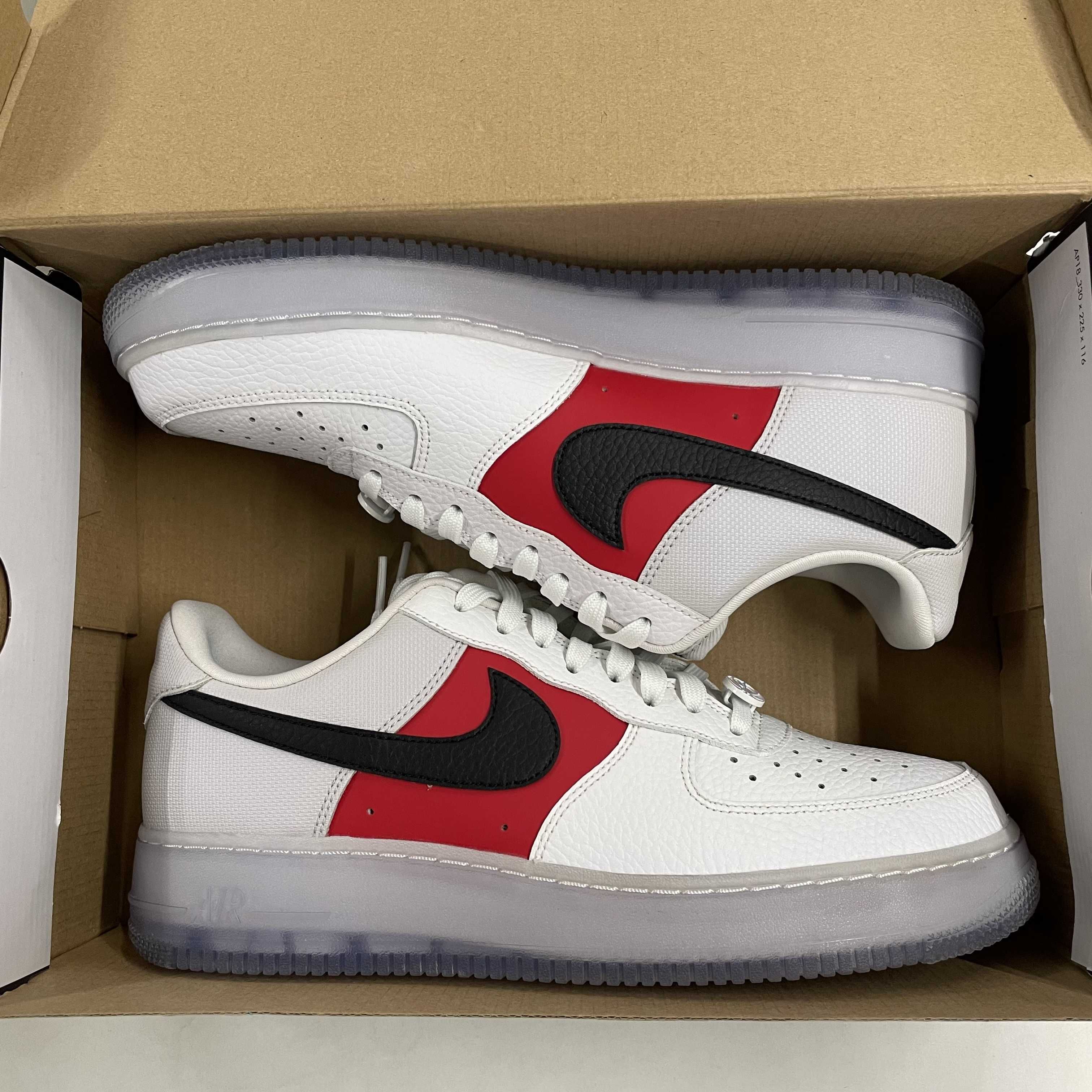 Nike Air Force 1 Low '07 LV8 EMB "White/Red"