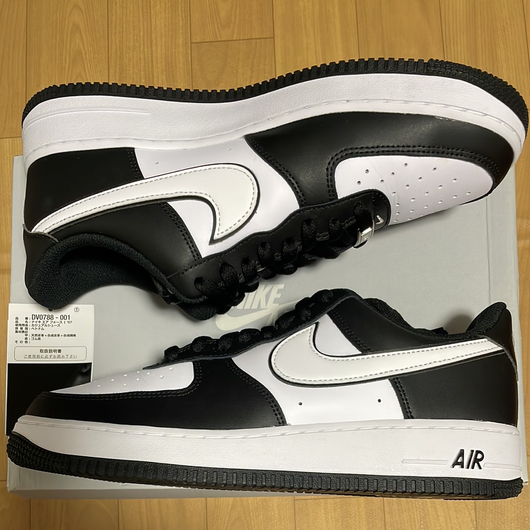 Nike Air Force 1 Low '07 "Black/Black/White"