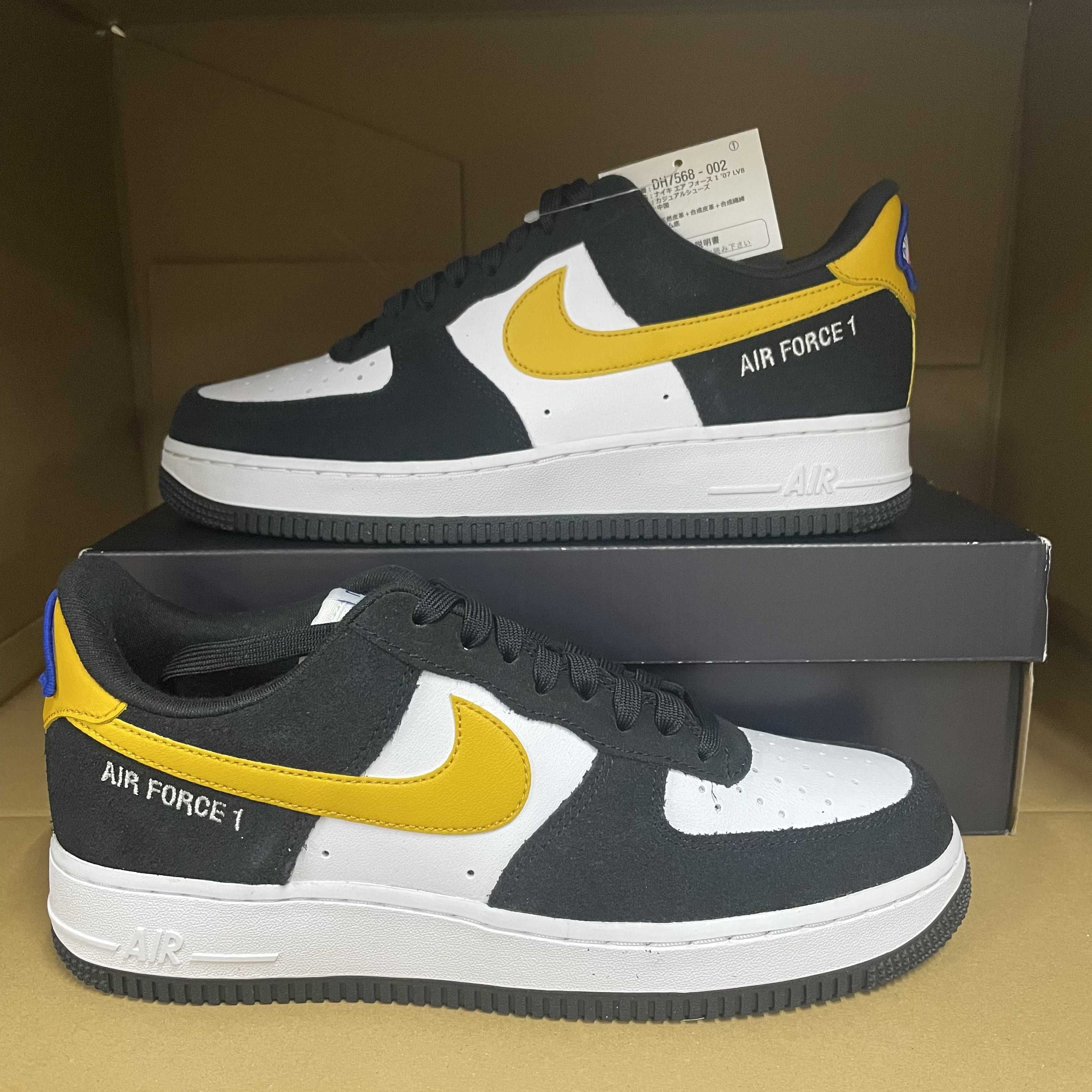 Nike Air Force 1 Low'07 LV8 Athletic Club "Black/Dark Sulfur"