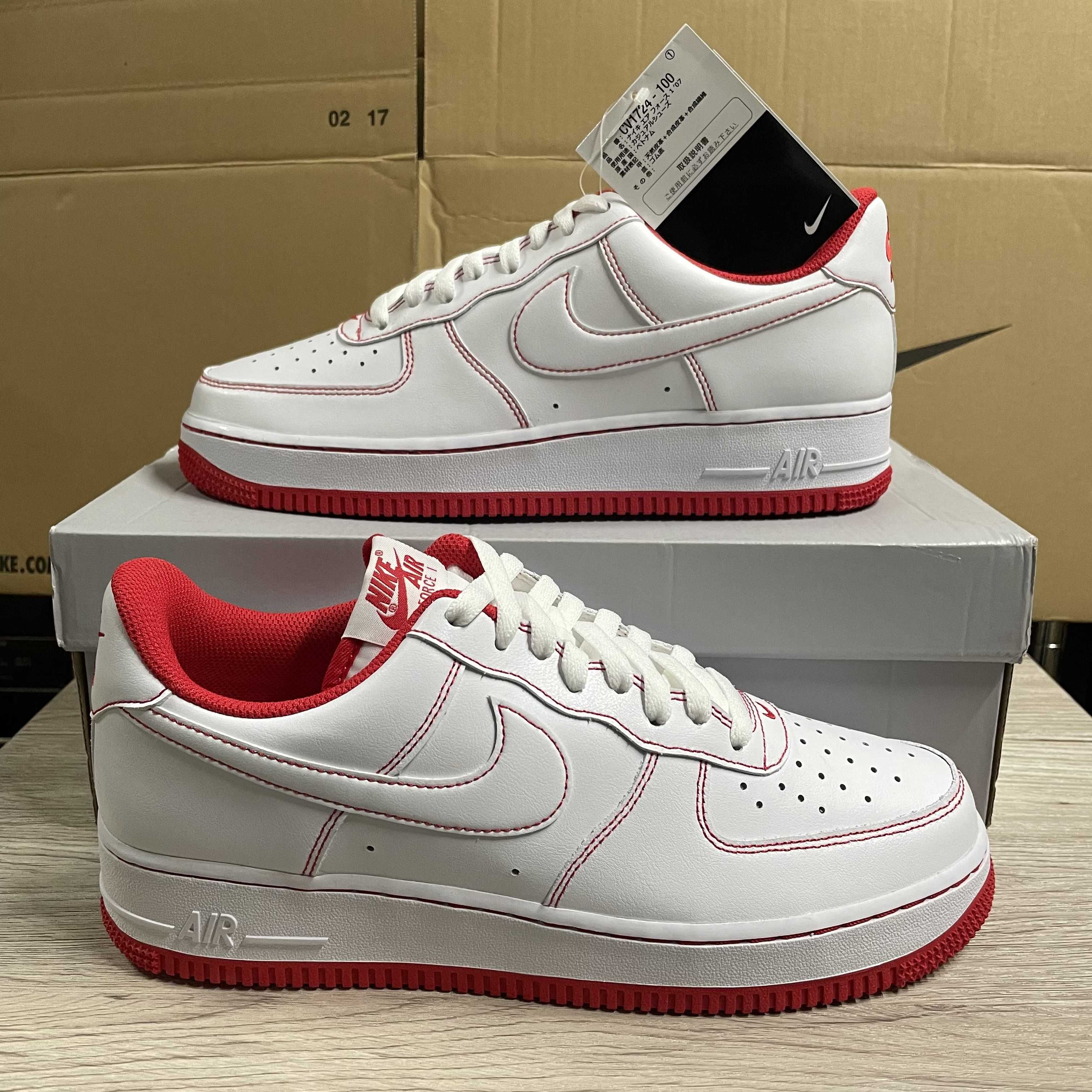 Nike Air Force 1 Low '07 Stitch "Radiant Red"