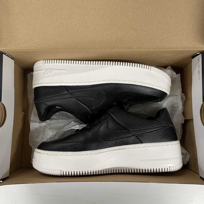Nike Women's Air Force 1 Sage Low "Black White"