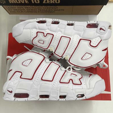 NIKE AIR MORE UPTEMPO "WHITE/VARSITY RED" (2021)