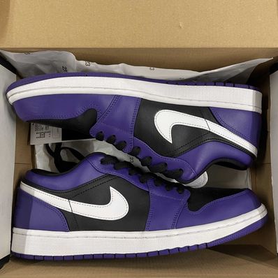 Nike Air Jordan 1 Low "Court Purple/White/Black"