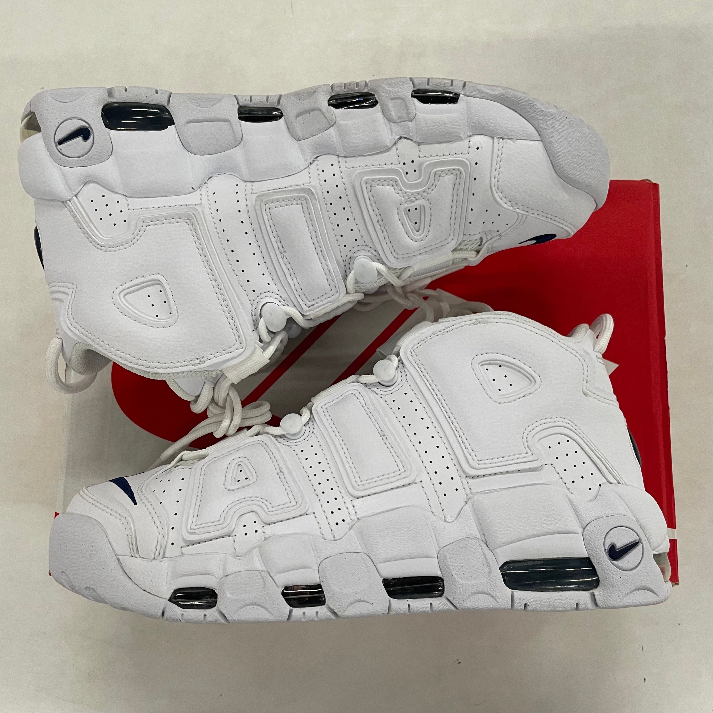 Nike Air More Uptempo "White/Midnight Navy"