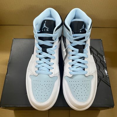 Nike Air Jordan 1 Mid "Ice Blue Nubuck"
