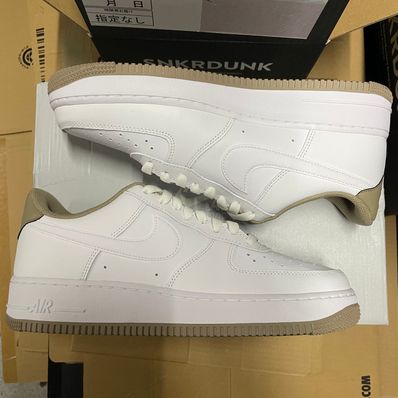 Nike Air Force 1 Low '07 "White/Khaki/White"