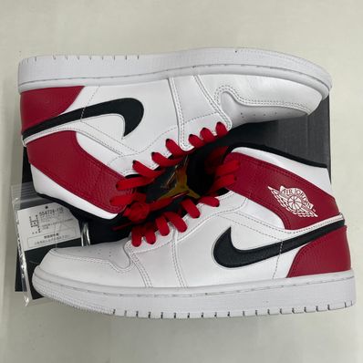 Nike Air Jordan 1 Mid "White/Black/Gym Red"