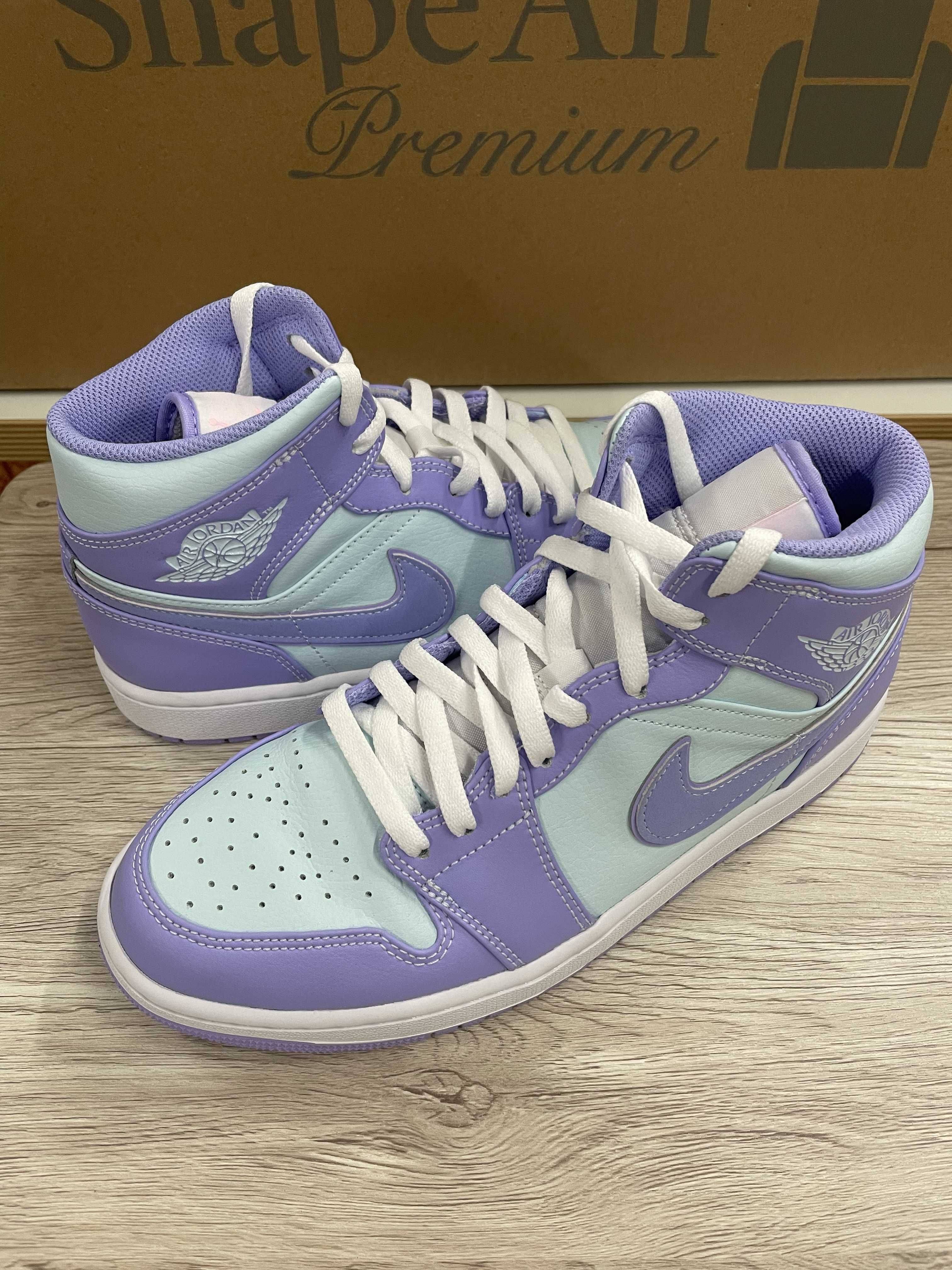 Nike Air Jordan 1 Mid "Purple Aqua" 