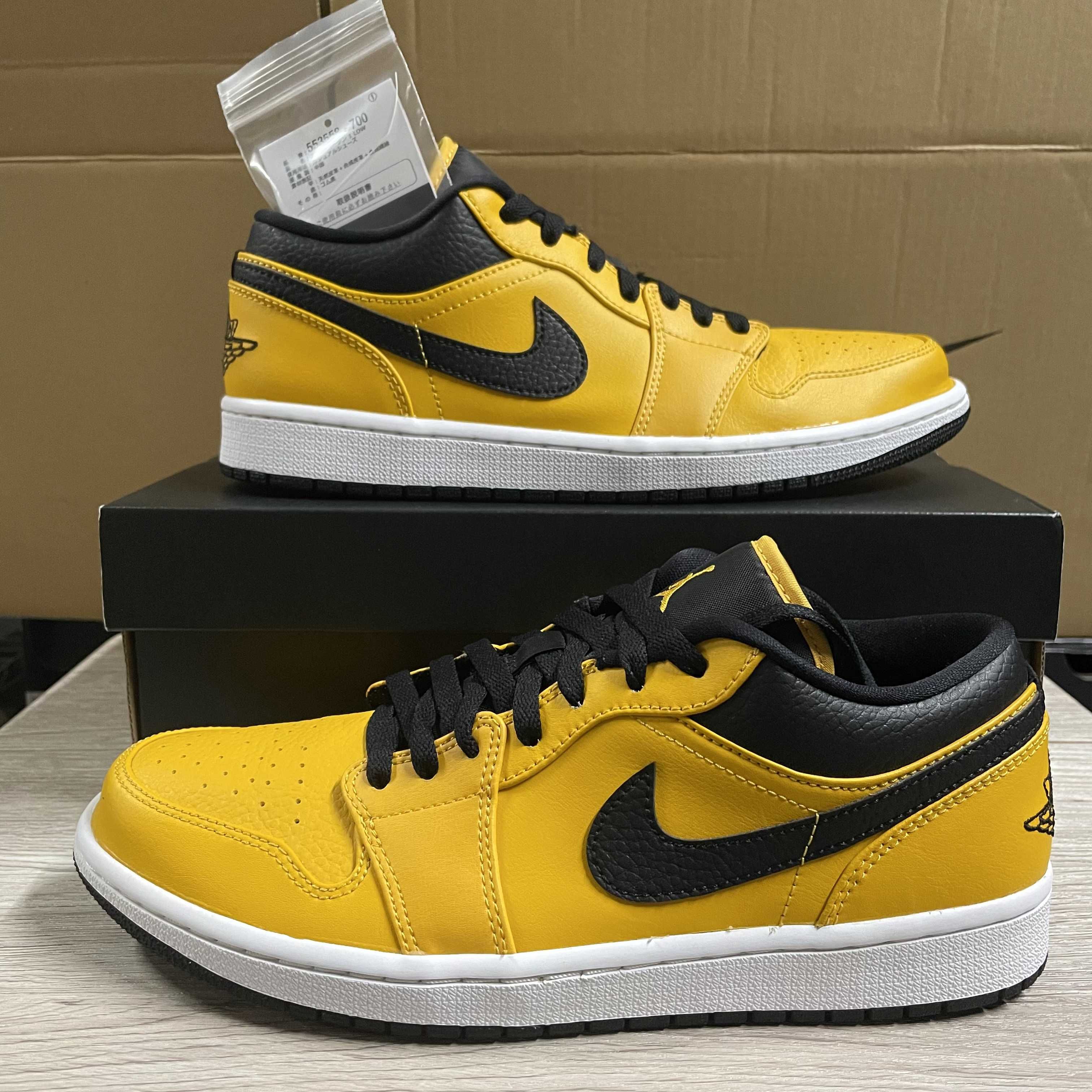 NIKE AIR JORDAN 1 LOW "UNIVERSITY GOLD"