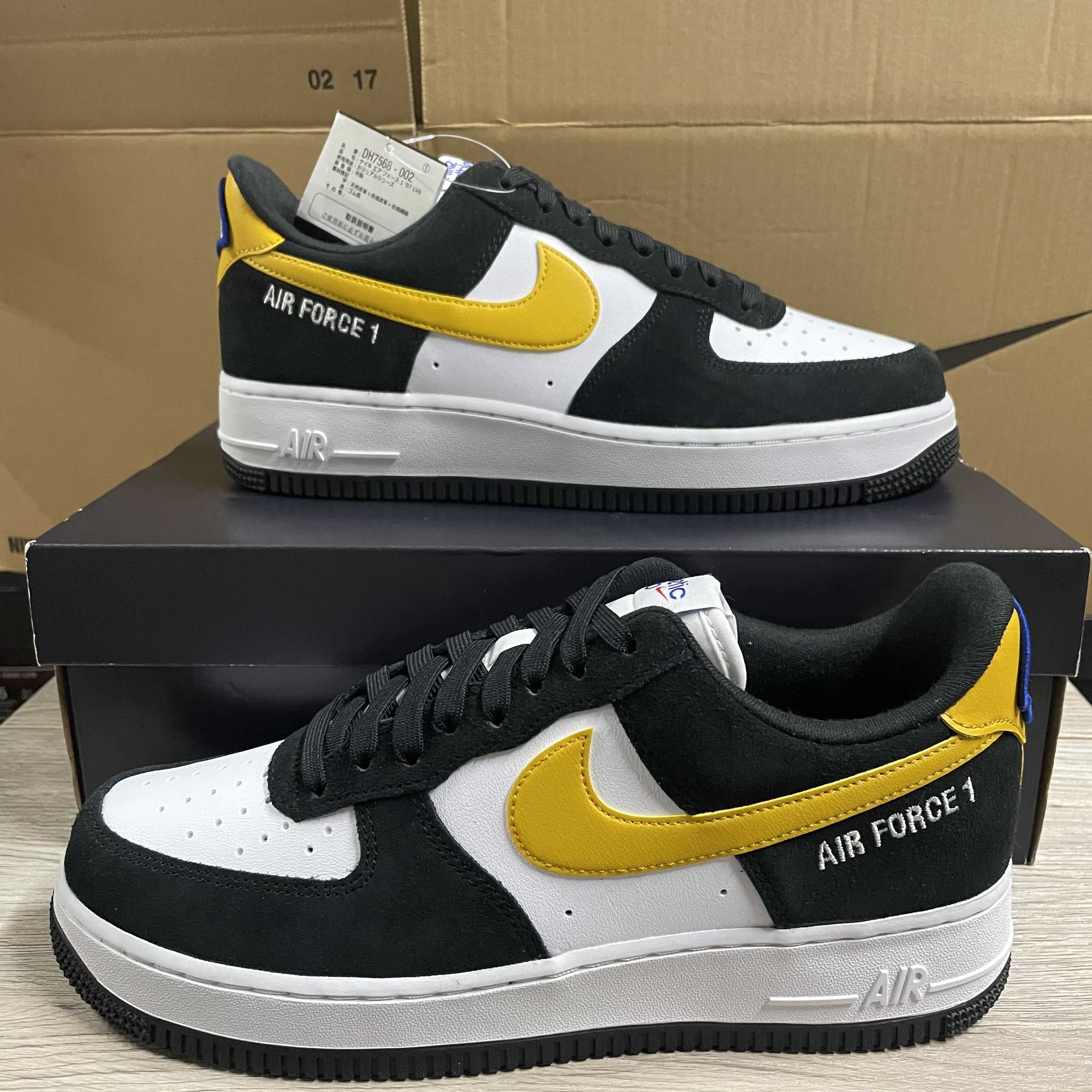 Nike Air Force 1 Low'07 LV8 Athletic Club "Black/Dark Sulfur"