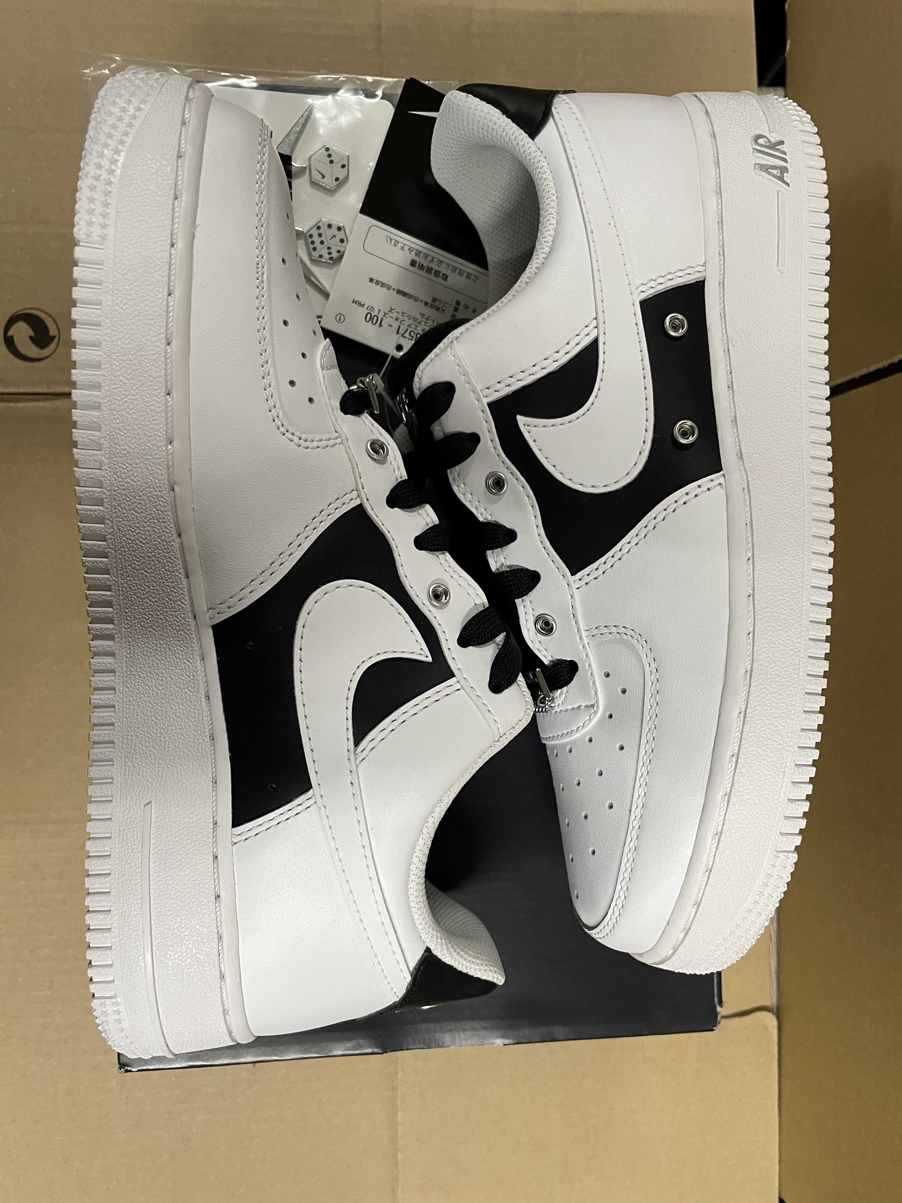 Nike Air Force 1 Low Silver Snap Buttons "White"