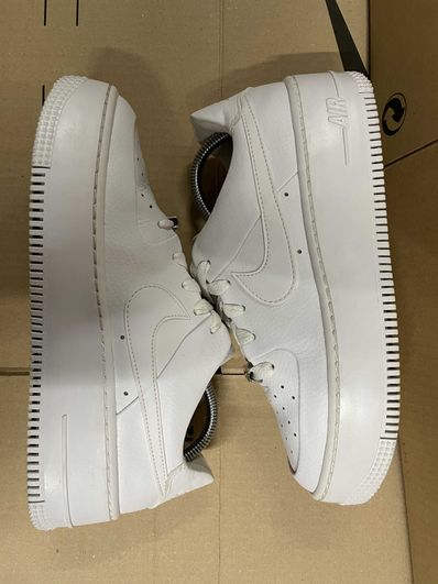 Nike Women's Air Force Sage Low "Triple White"