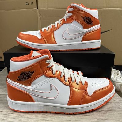 NIKE AIR JORDAN MID "ORANGE/WHITE"
