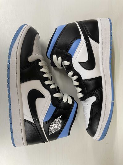 Nike Women's Air Jordan 1 Mid "Black/University Blue"
