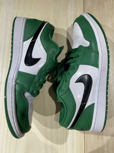NIKE AIR JORDAN 1 LOW "PINE GREEN/WHITE"