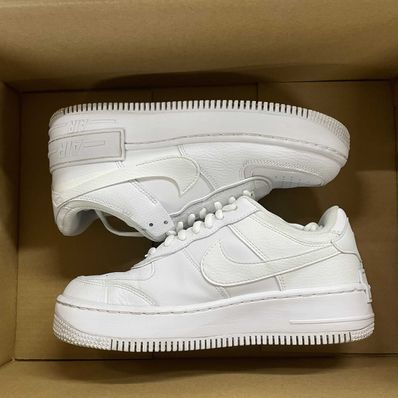 Nike Women's Air Force 1 Low Shadow "Triple White"