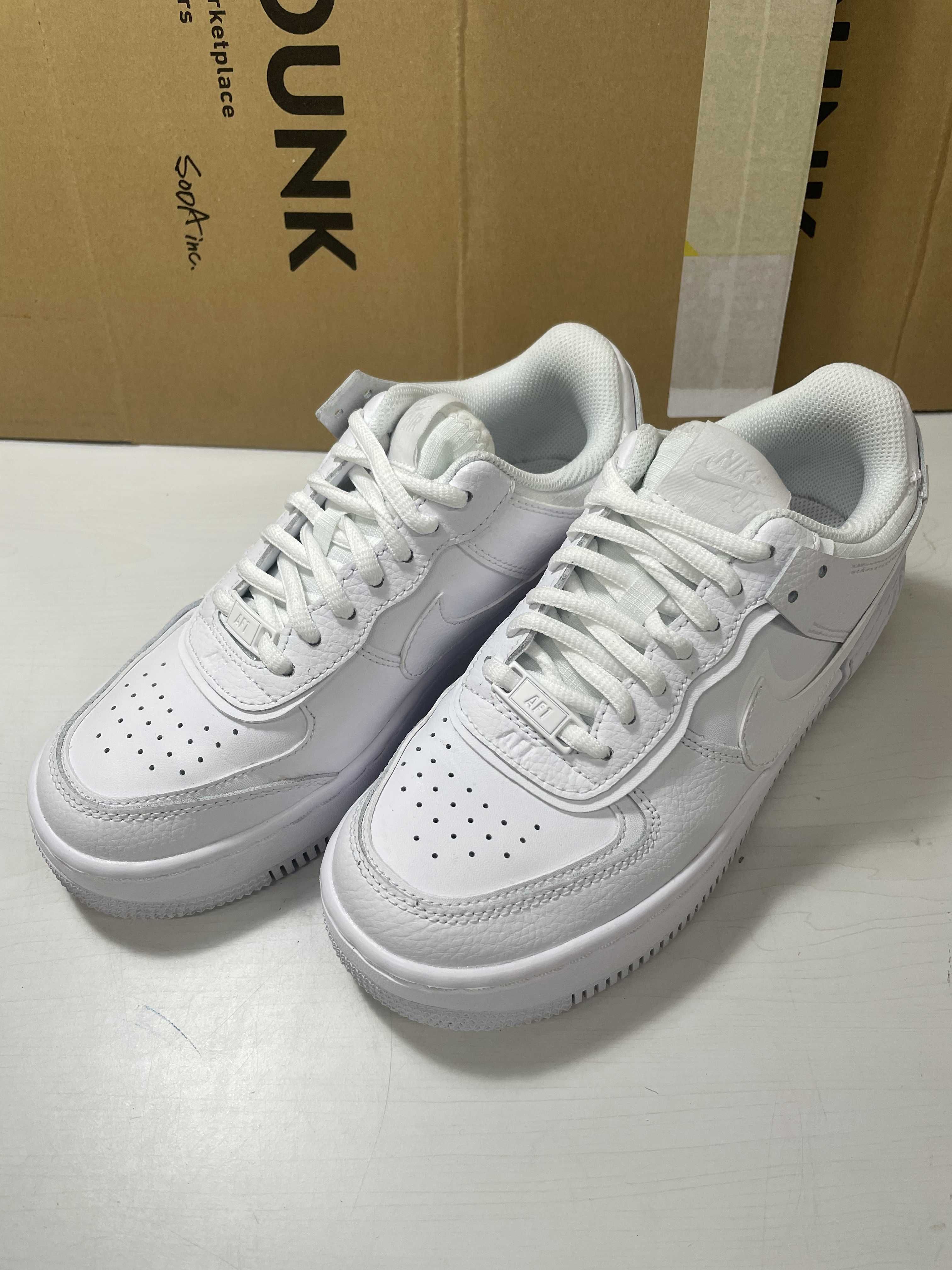 Nike Women's Air Force 1 Low Shadow "Triple White"