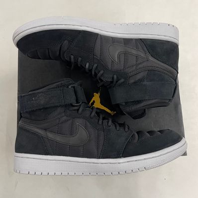 NIKE AIR JORDAN 1 RETRO HIGH STRAP BLACK ANTHRACITE