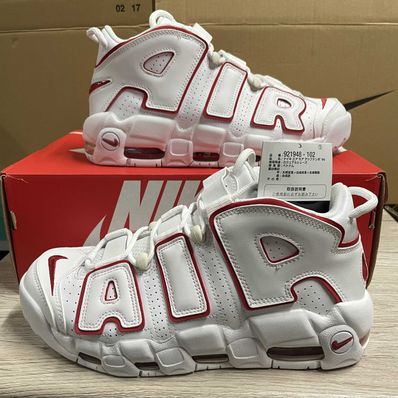 NIKE AIR MORE UPTEMPO "WHITE/VARSITY RED" (2021)
