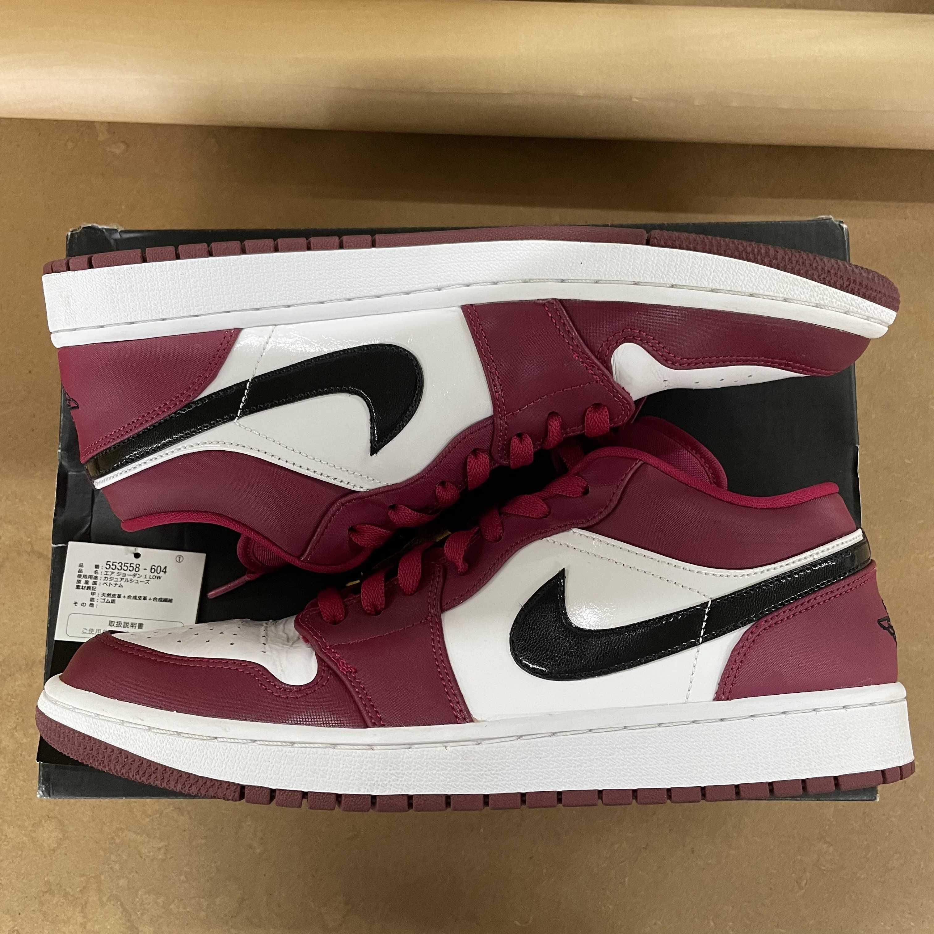 NIKE AIR JORDAN 1 LOW "NOBLE RED"