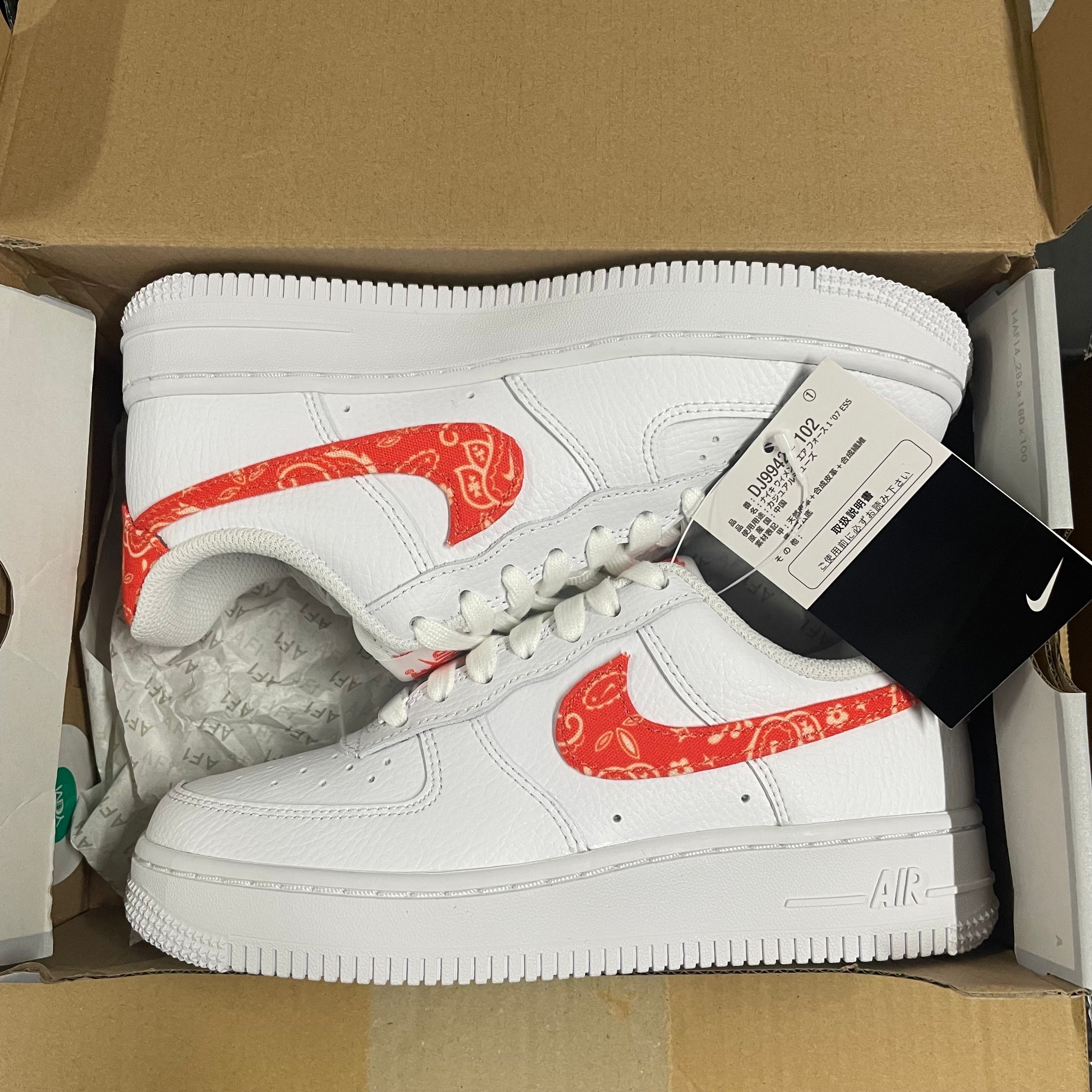 Nike Women's Air Force 1 Low '07 Essential "Orange Paisley"