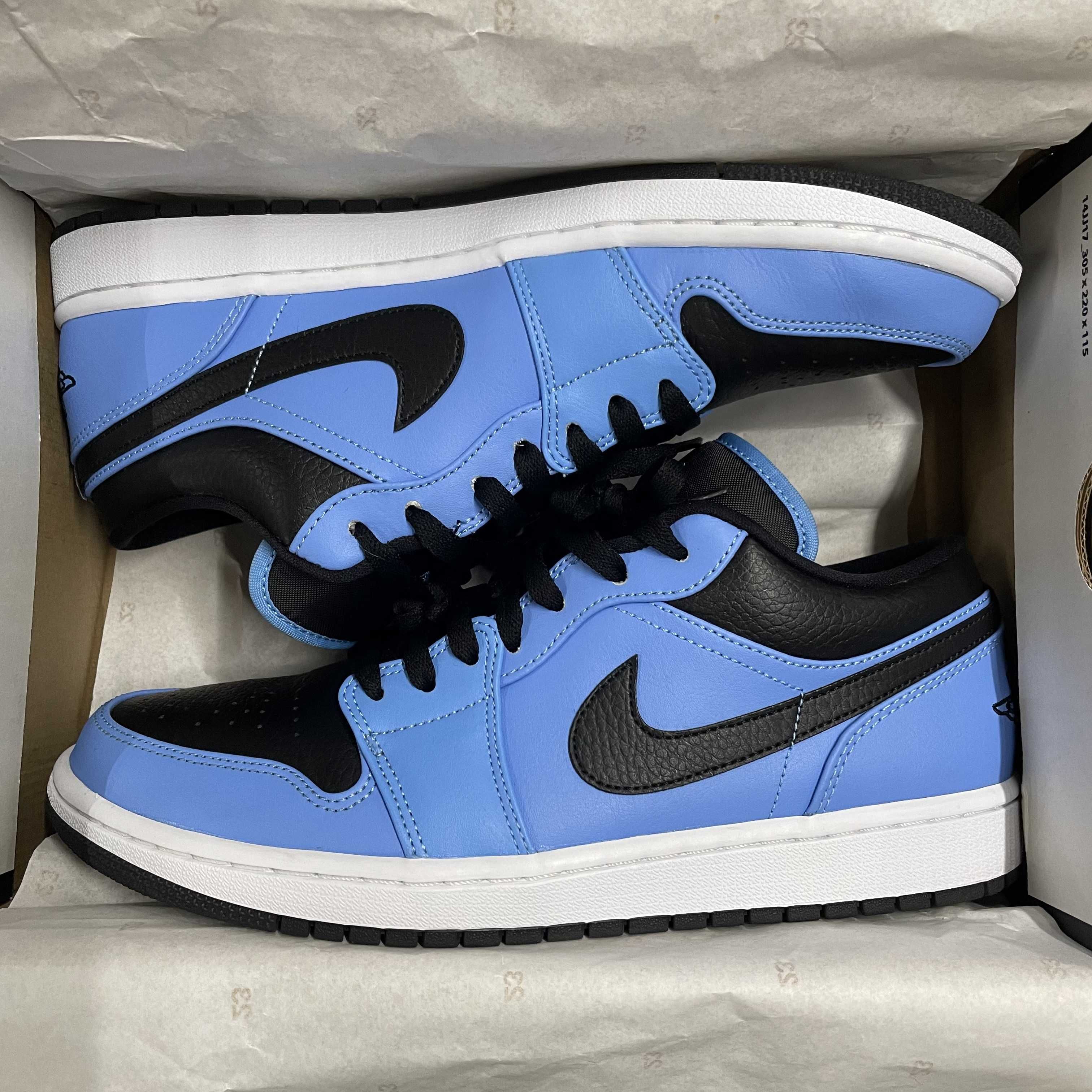Nike Air Jordan 1 Low "University Blue/Black"