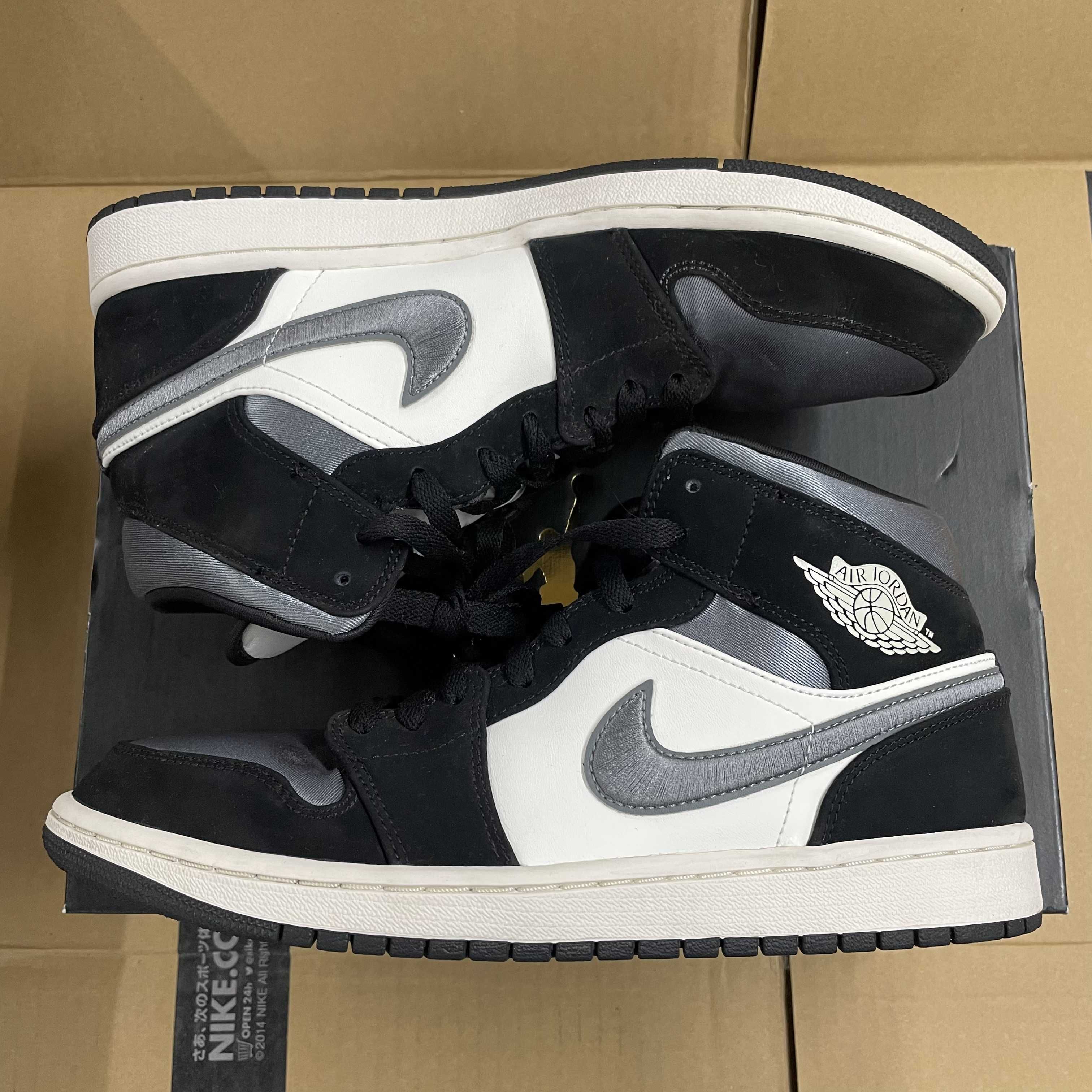 NIKE AIR JORDAN 1 MID SE "WHITE/BLACK/SATIN BLUE"
