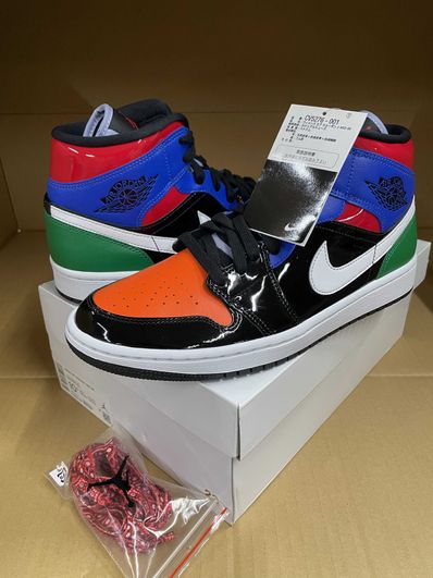 NIKE Women's AIR JORDAN 1 MID "PATENT BLEND"