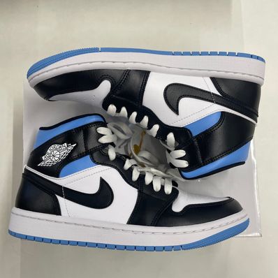 Nike Women's Air Jordan 1 Mid "Black/University Blue"