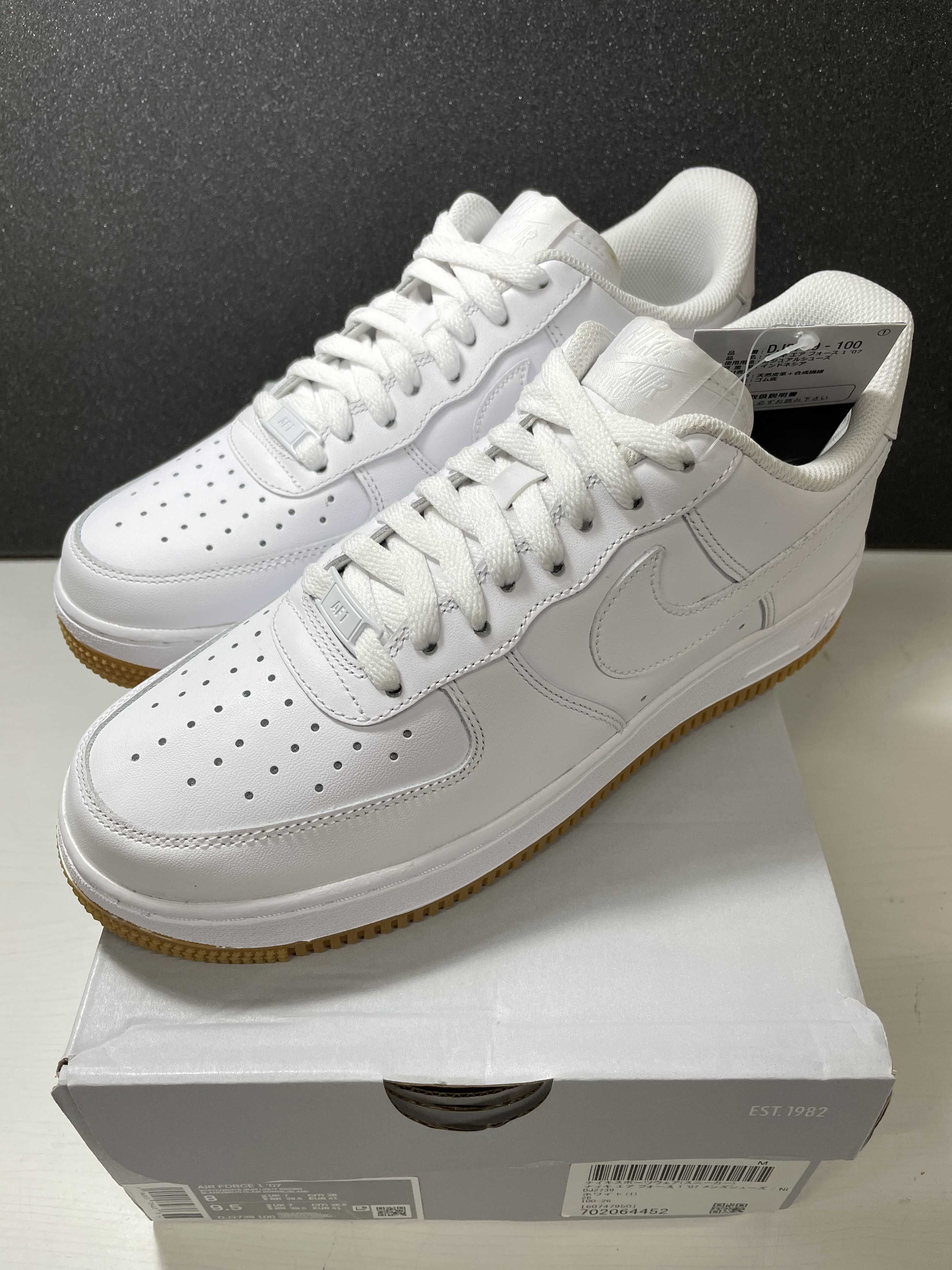 Nike Air Force 1 Low "White/Gum"