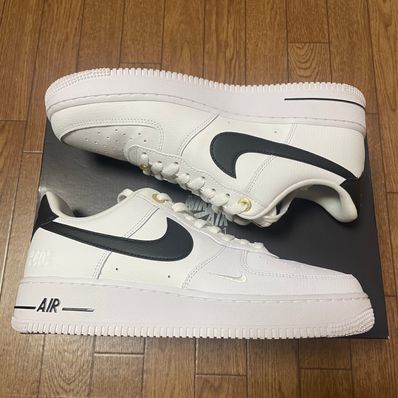 Nike Air Force 1 Low '07 LV8 40th Anniversary "Black/White-Metallic Gold"