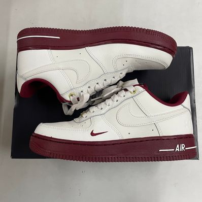 Nike Women's Air Force 1 Low 40th Anniversary "Sail/Team Red"
