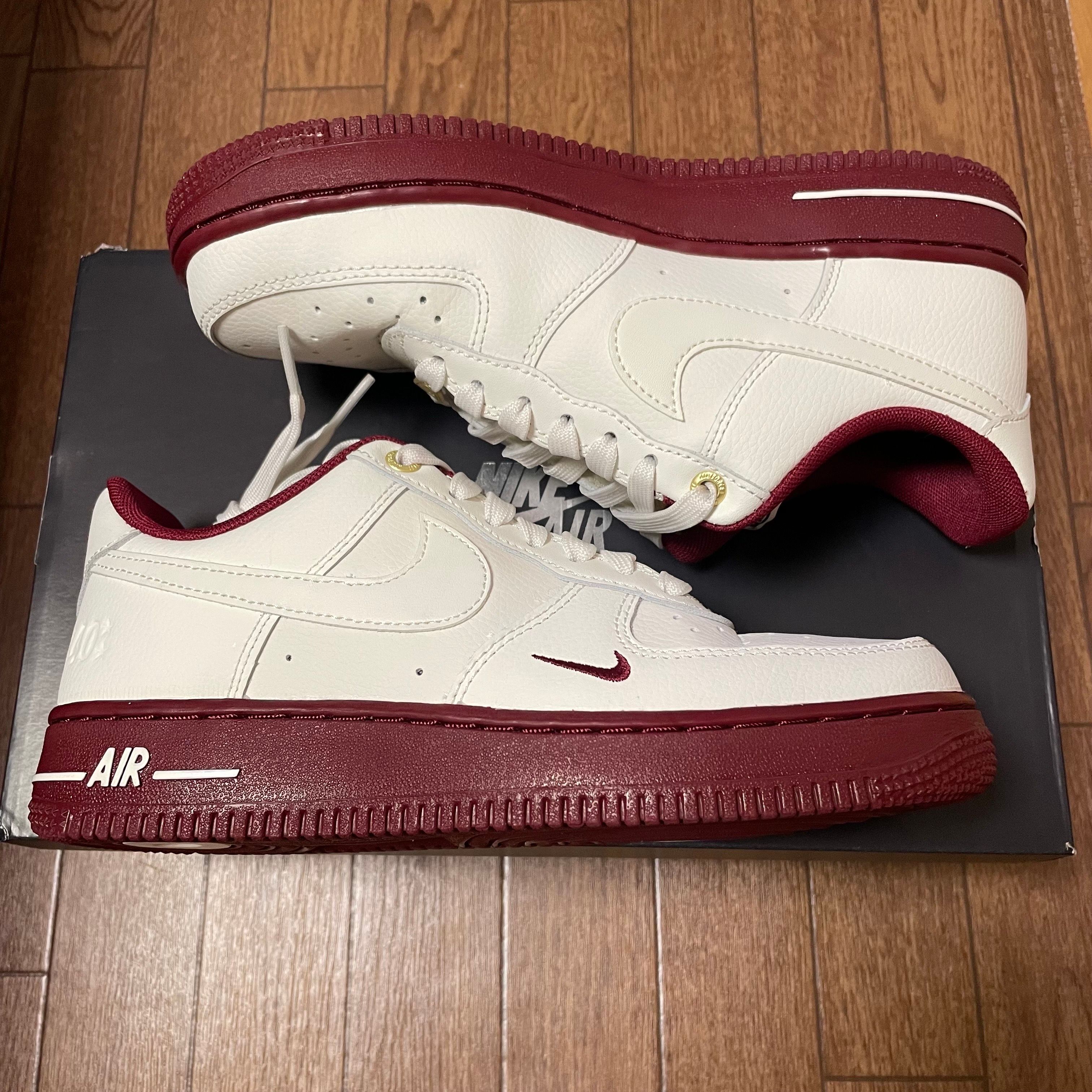 Nike Women's Air Force 1 Low 40th Anniversary "Sail/Team Red"
