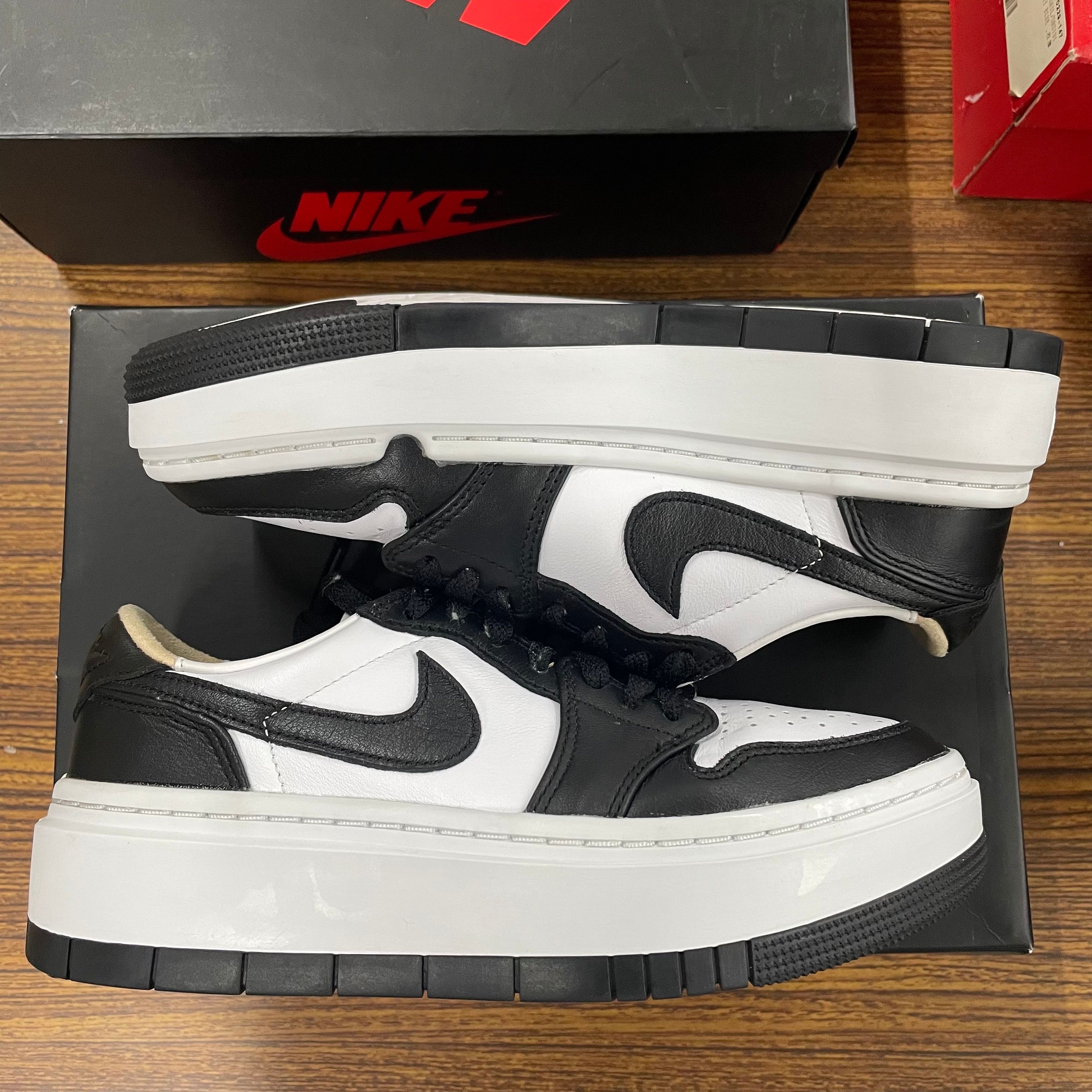 Nike Women's Air Jordan 1 Low Elevate "White/Black"