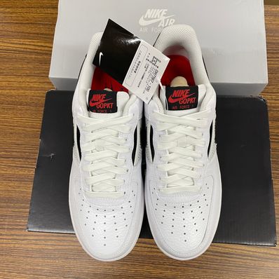 Nike Air Force 1 Low '07 LV8 "White/Habanero Red"